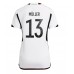 Tyskland Thomas Muller #13 Hemma matchtröja Dam VM 2022 Kortärmad Billigt